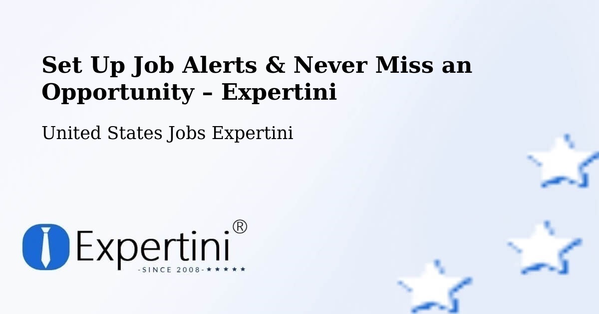 Job Alerts Guide – Get Notified About New Jobs in Sinton - Sinton, United States Jobs Expertini