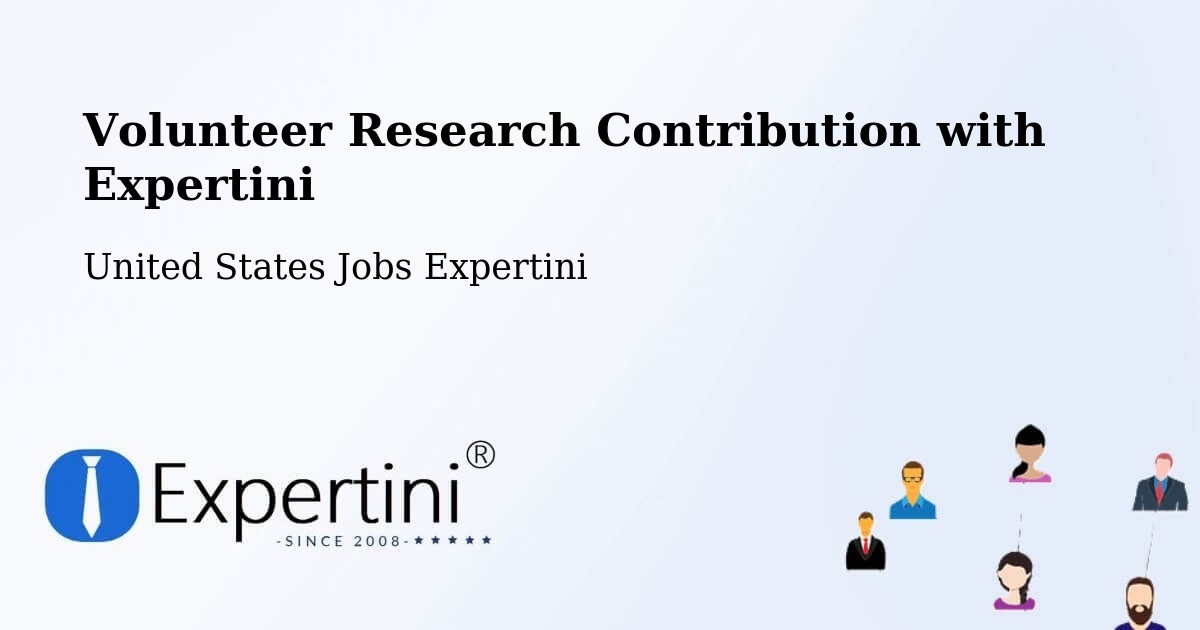 Volunteer Research Contribution Program – Sinton - United States Jobs Expertini